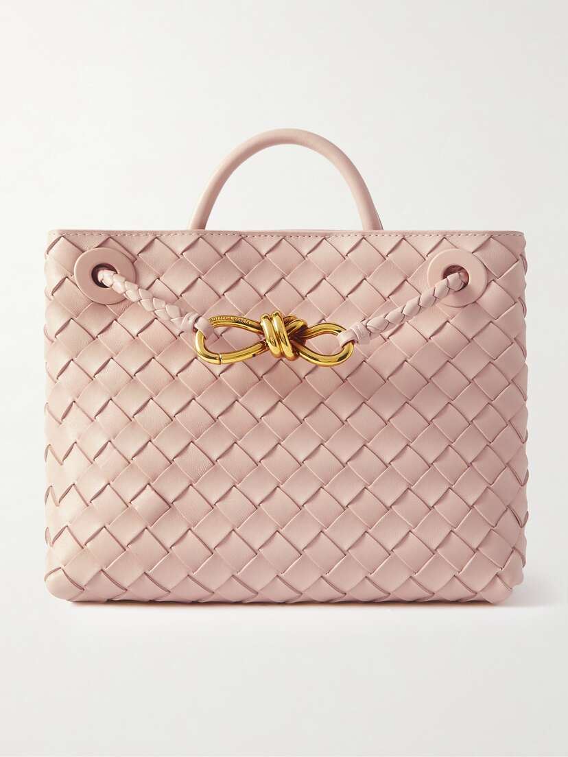 Bottega Veneta Andiamo Small Intrecciato Leather Tote