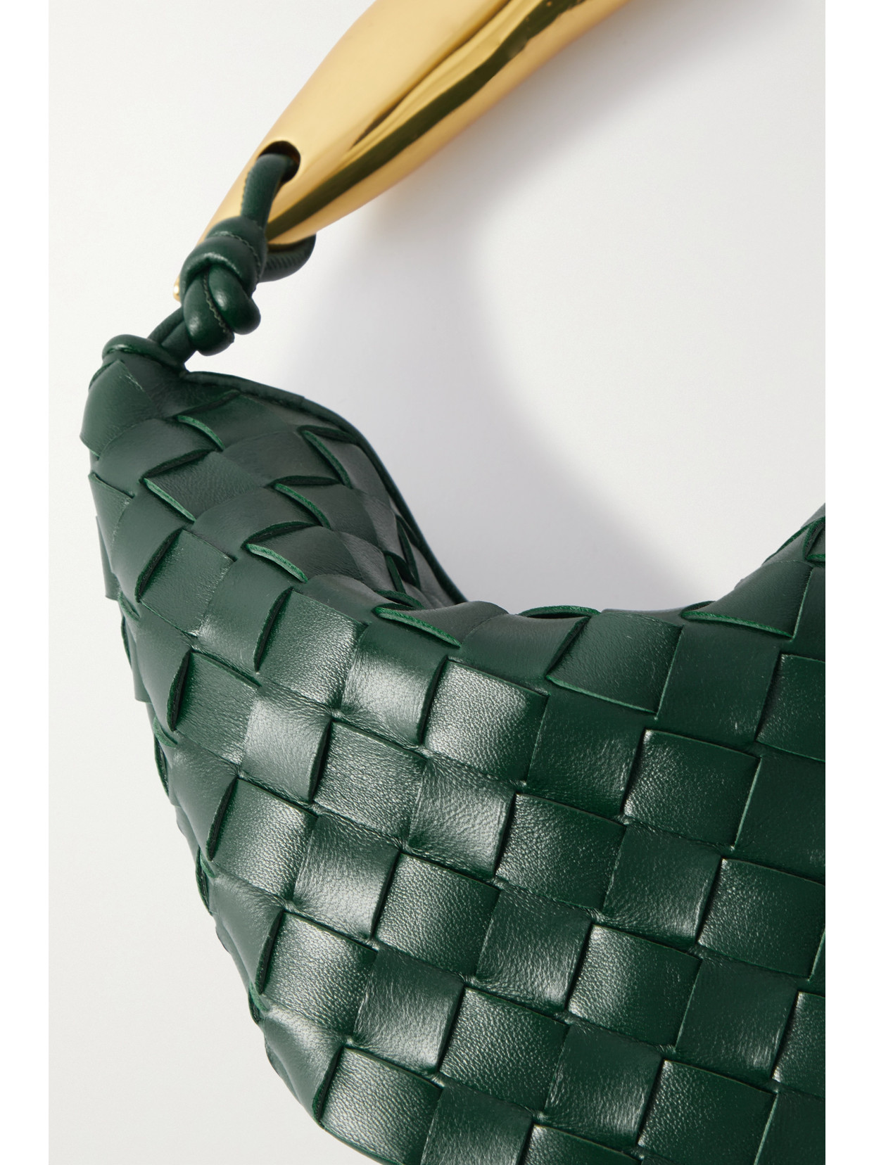 Sardine Small Intrecciato Leather Tote