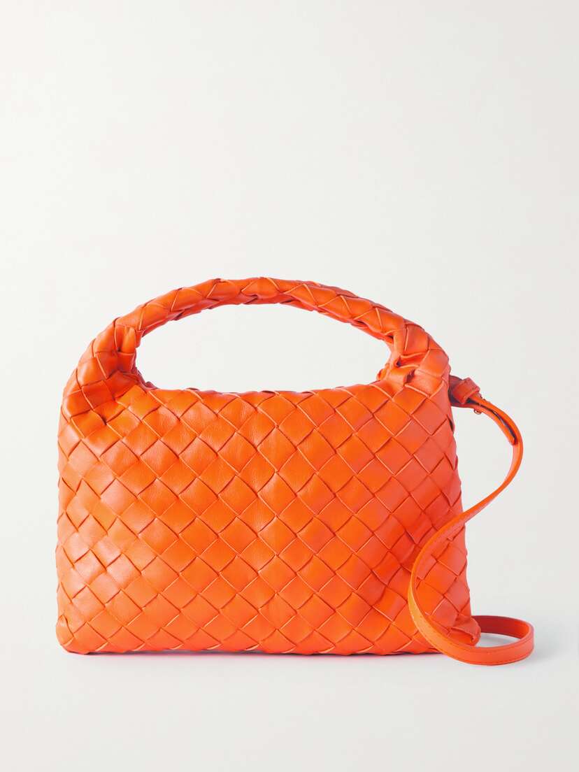 Bottega Veneta Mini Hop Intrecciato Leather Shoulder Bag