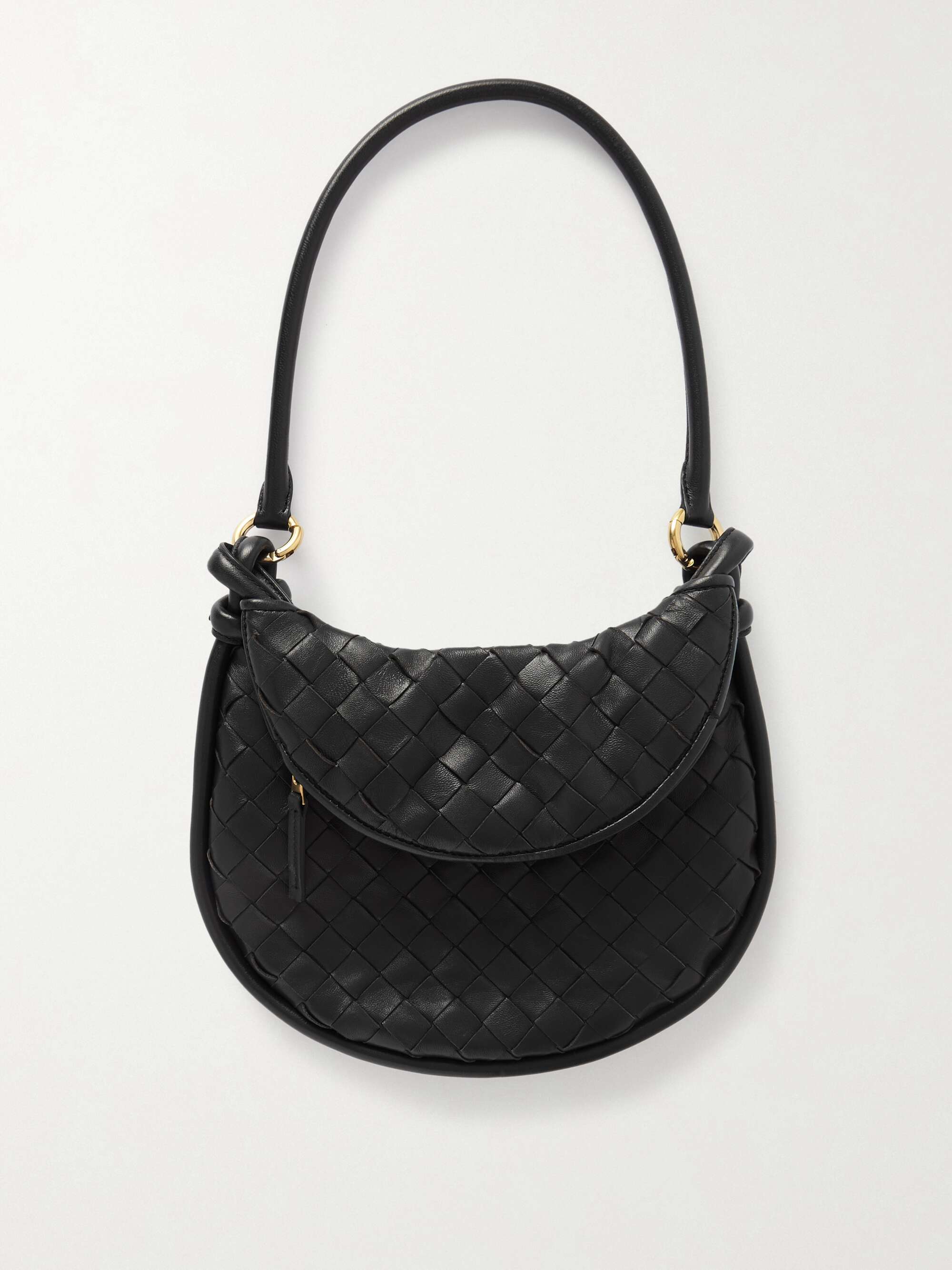 BOTTEGA VENETA Gemelli small intrecciato leather shoulder bag | NET-A ...