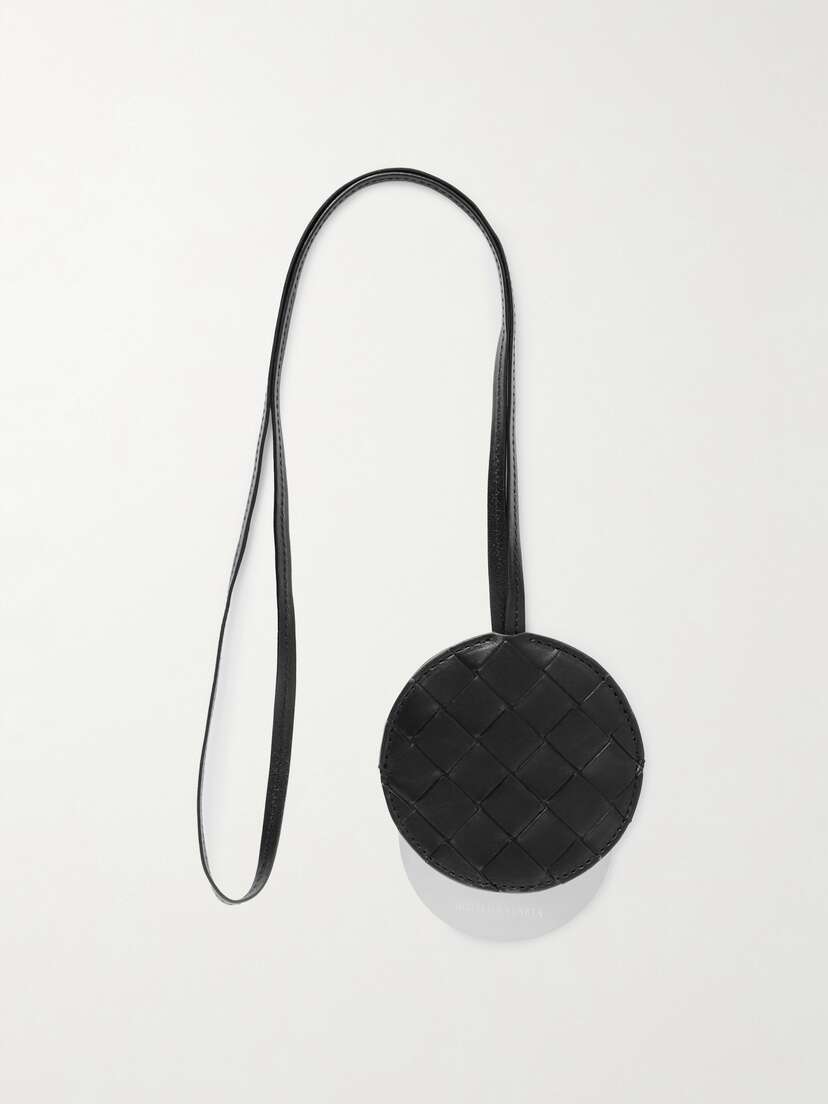 Bottega Veneta Intrecciato Leather Mirrror Cover With Lanyard