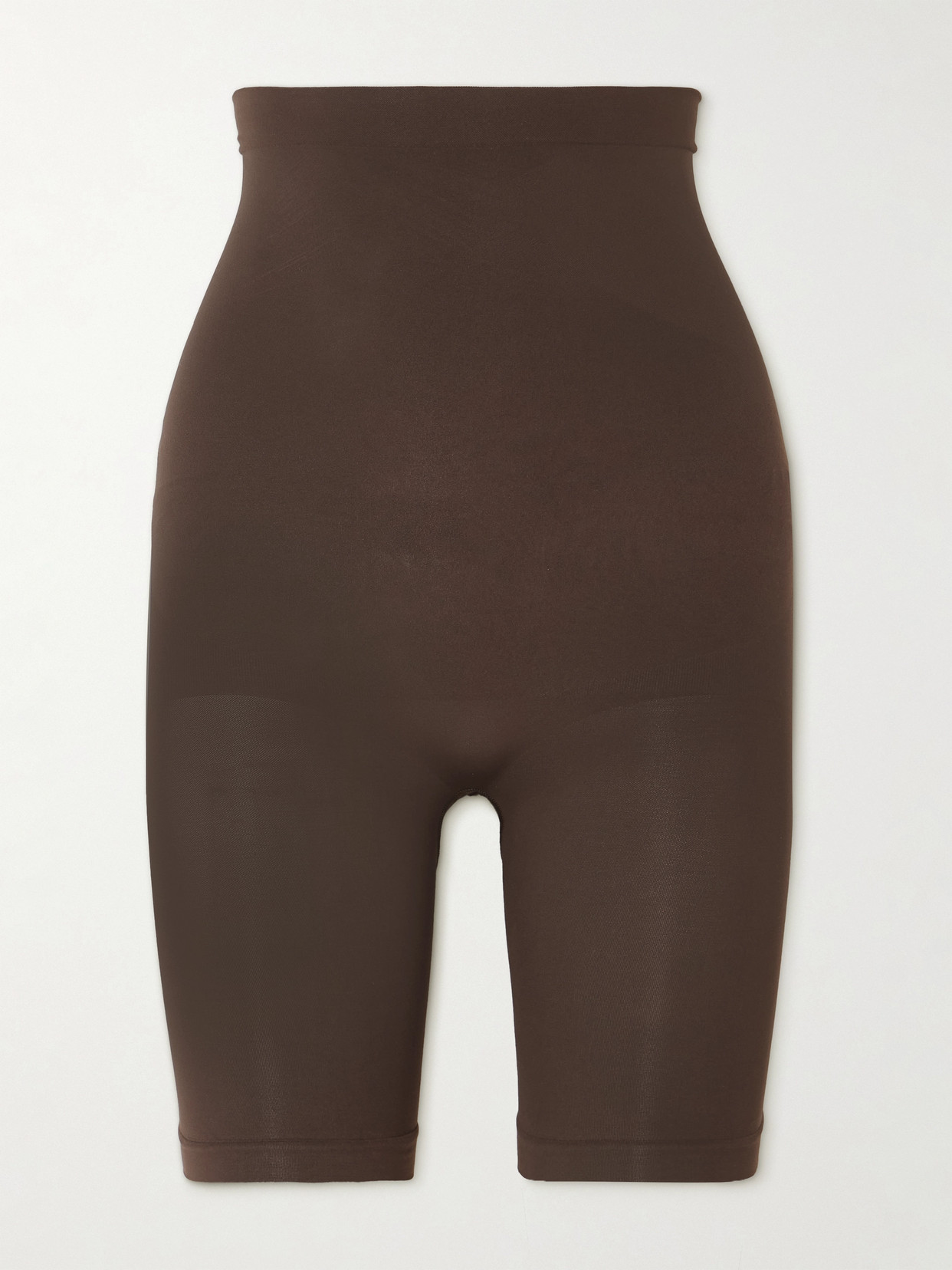 Skims - Seamless High-waisted Above The Knee Short - Cocoa