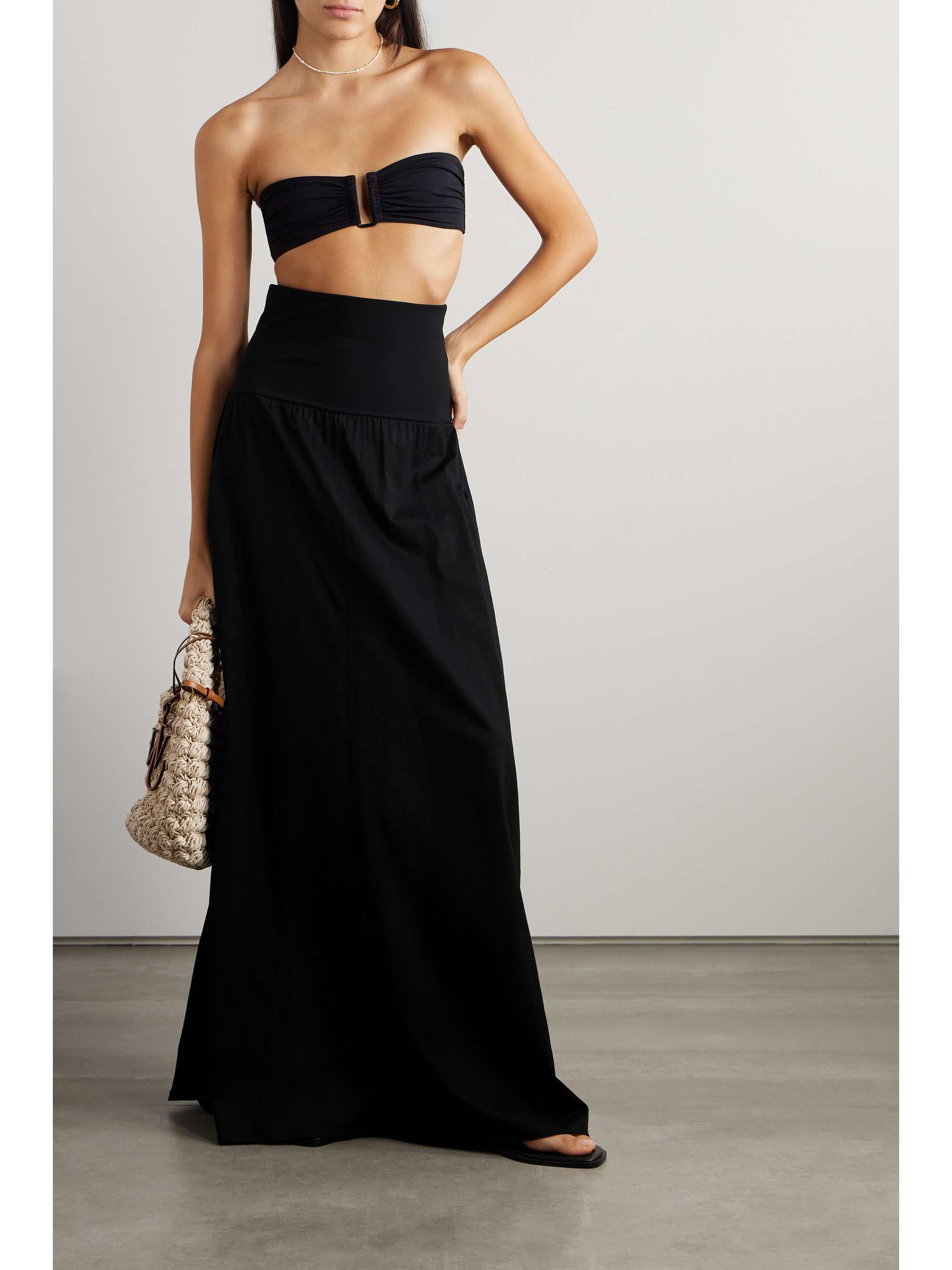 ERES Ankara convertible cotton and stretch-jersey maxi dress