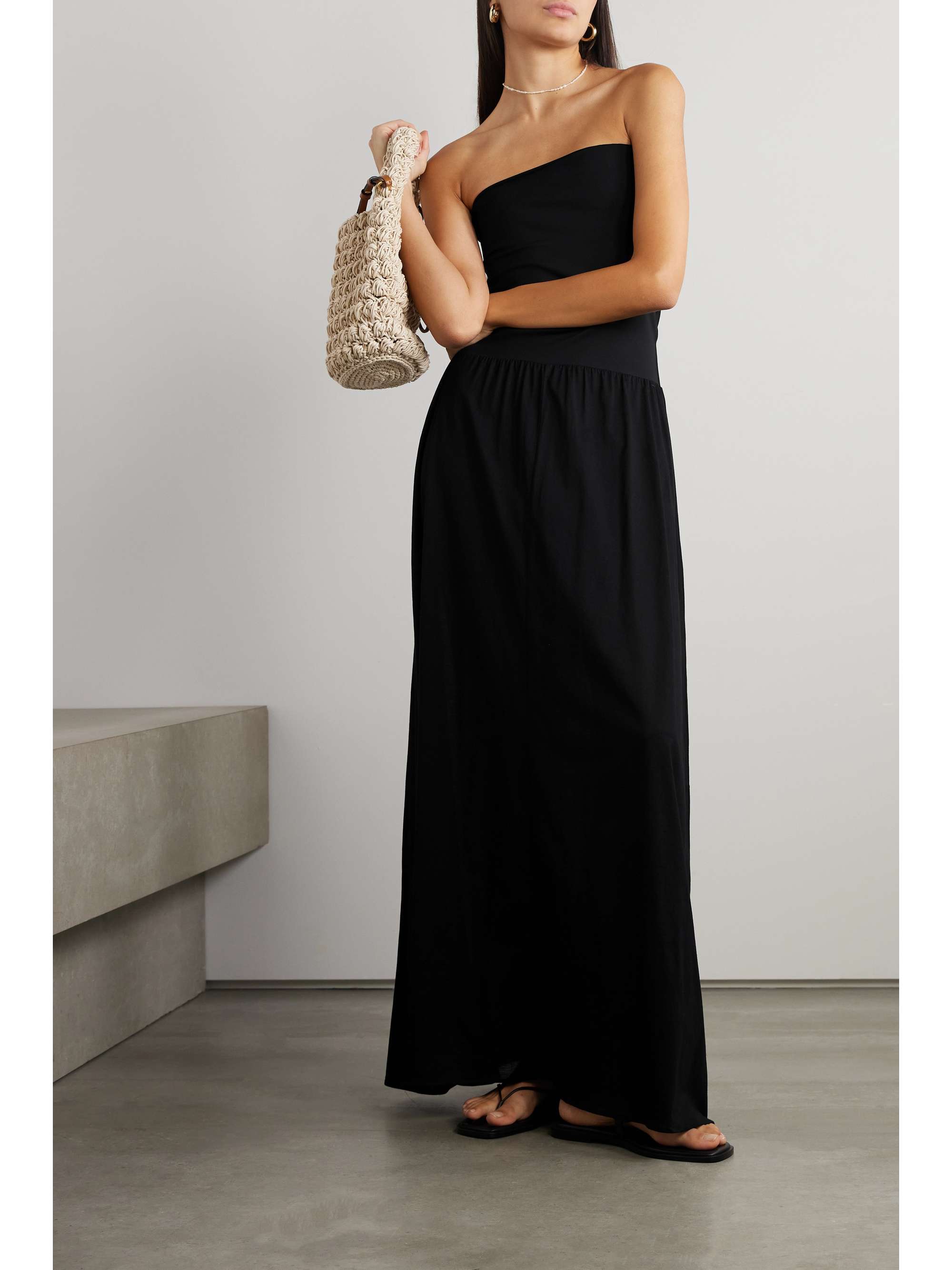 ERES Ankara convertible cotton and stretch-jersey maxi dress