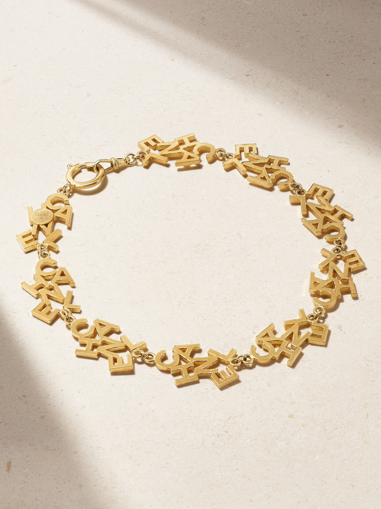 Vintage Chanel Gold-plated Necklace