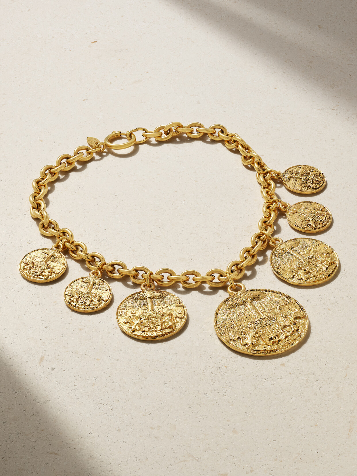 Vintage Chanel -plated Necklace