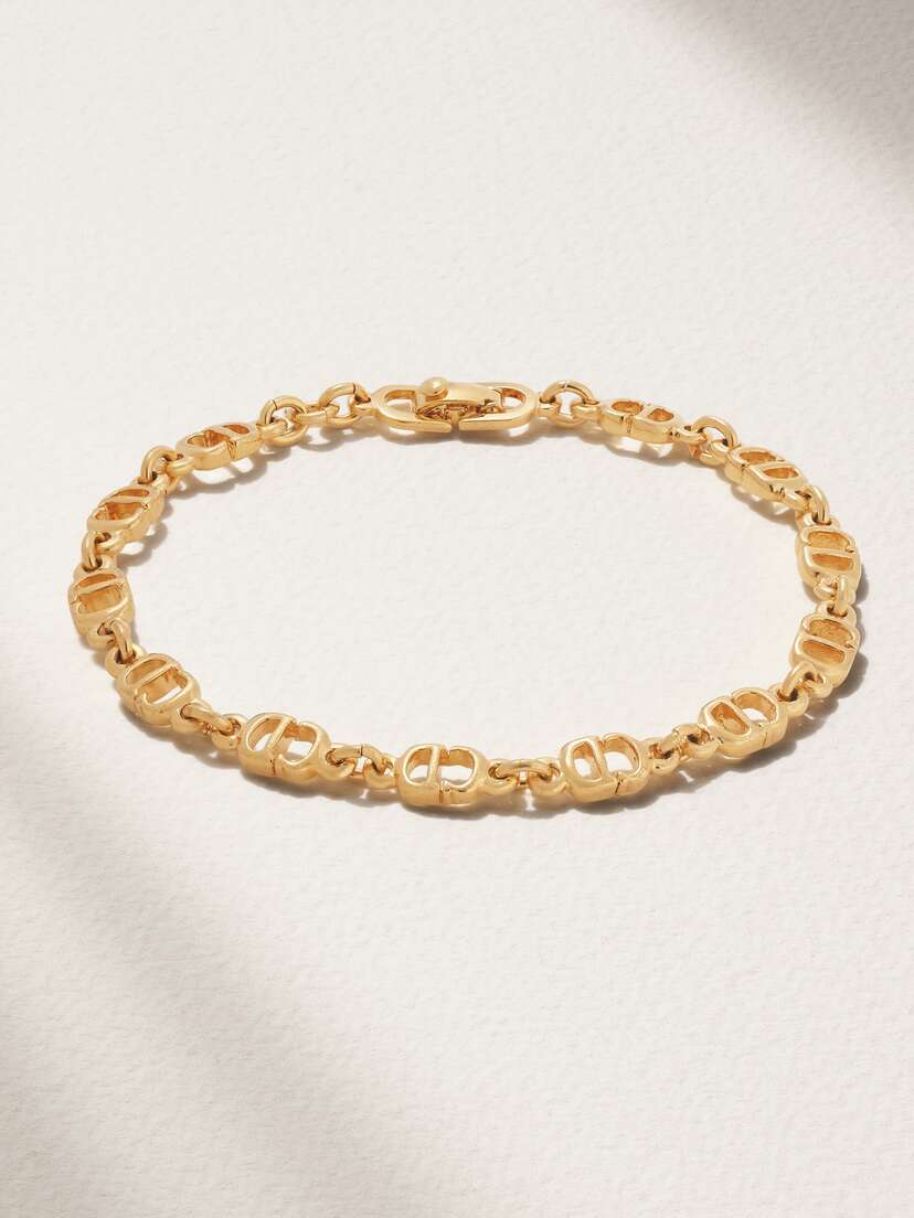 Susan Caplan Vintage Christian Dior Gold-plated Bracelet