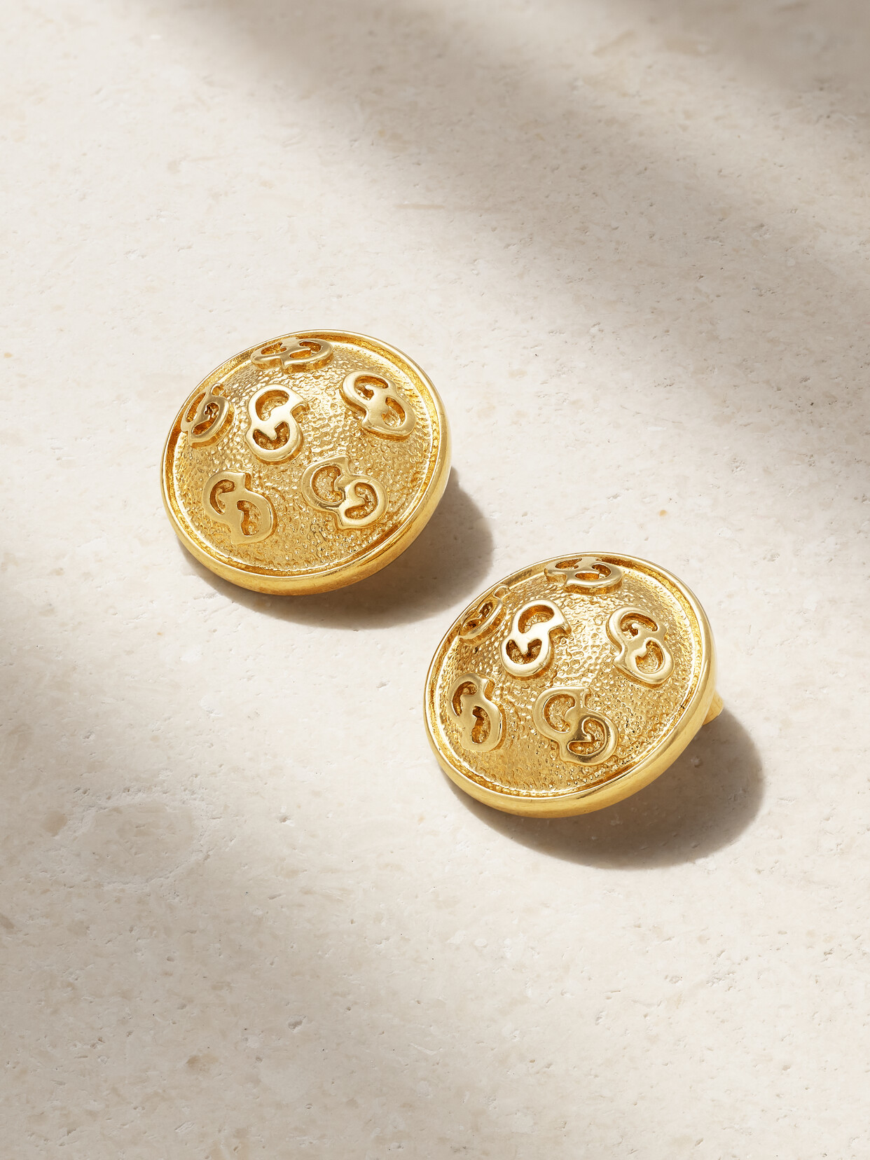 Susan Caplan Vintage - Christian Dior Gold-plated Clip Earrings - One size