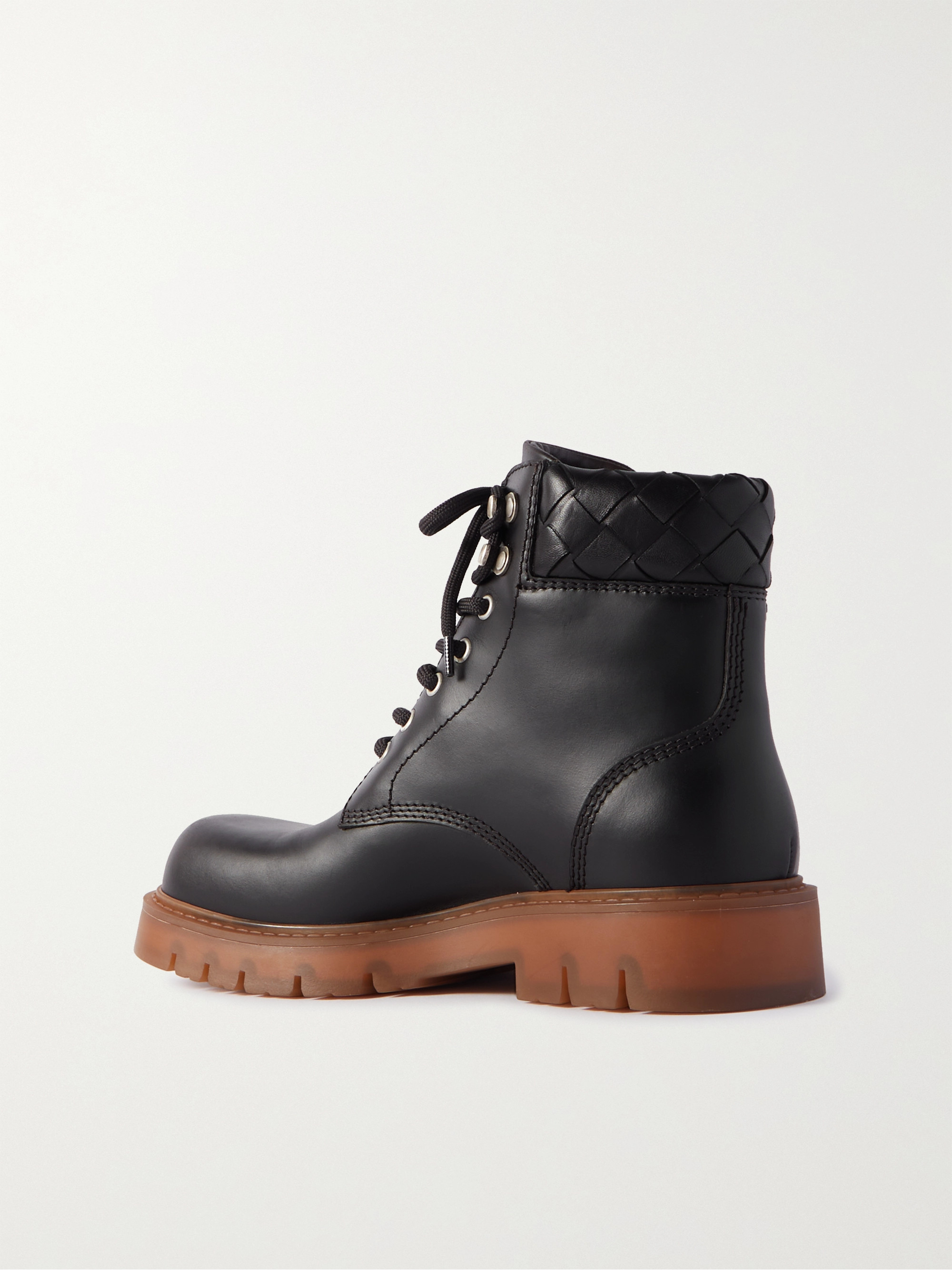 Bottega Veneta - Haddock leather ankle boots | Plush