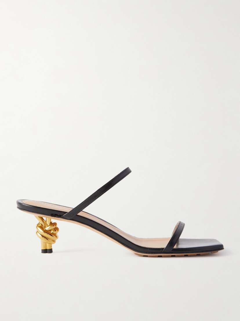 Bottega Veneta Knot Leather Sandals