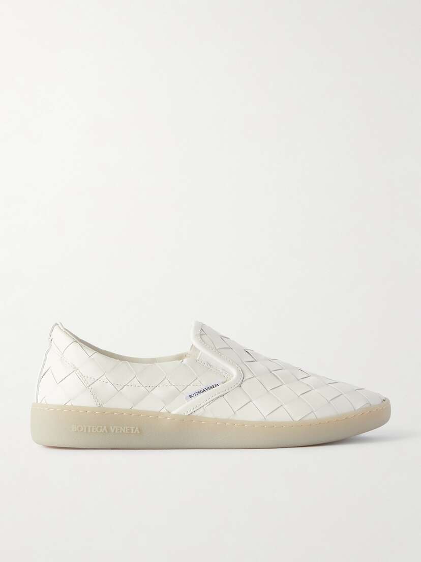 Bottega Veneta Intrecciato Leather Sneakers
