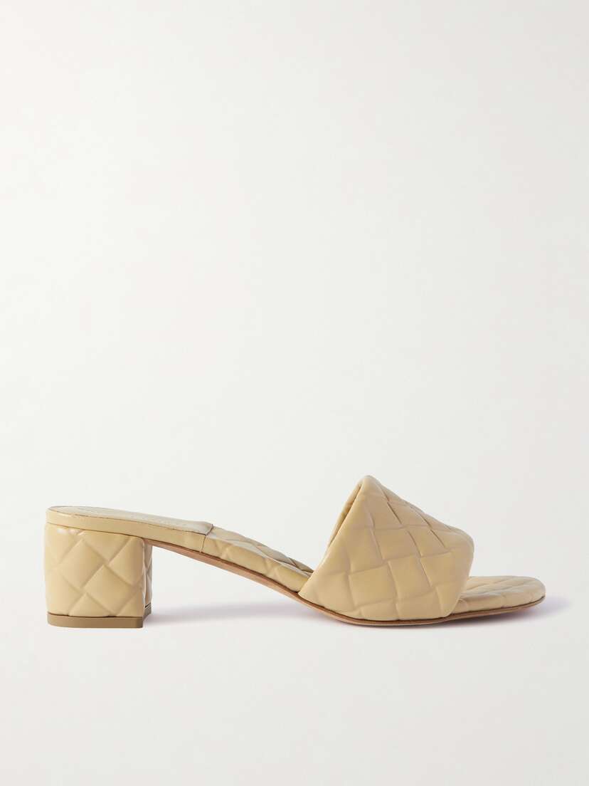 Bottega Veneta Quilted Leather Mules - EU 41.5
