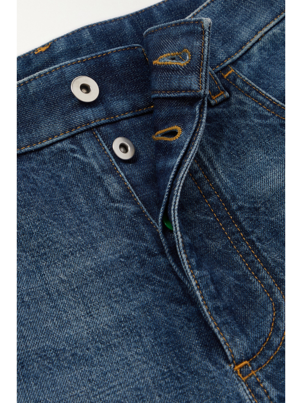 Bottega Veneta High-rise Straight-leg Jeans In Blue