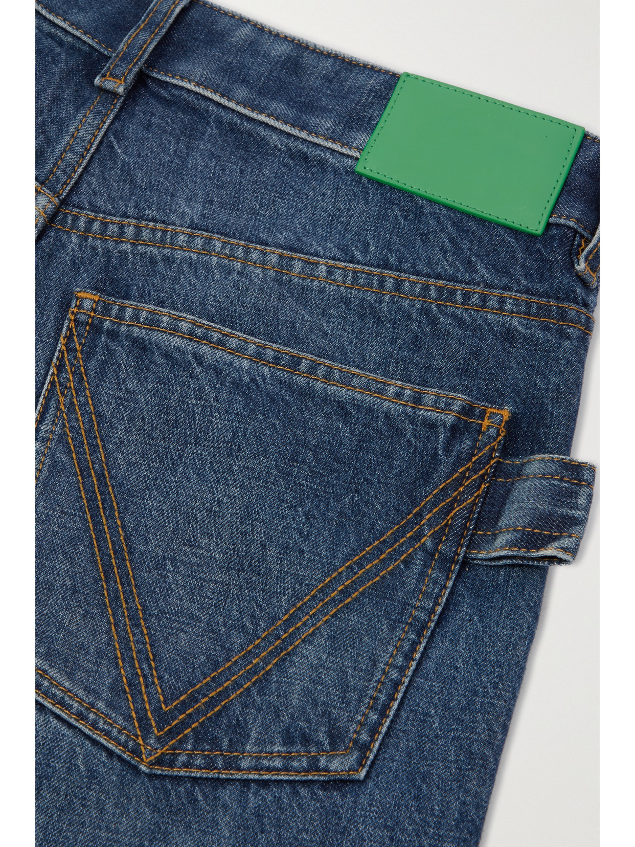 Bottega Veneta High-rise Straight-leg Jeans In Blue