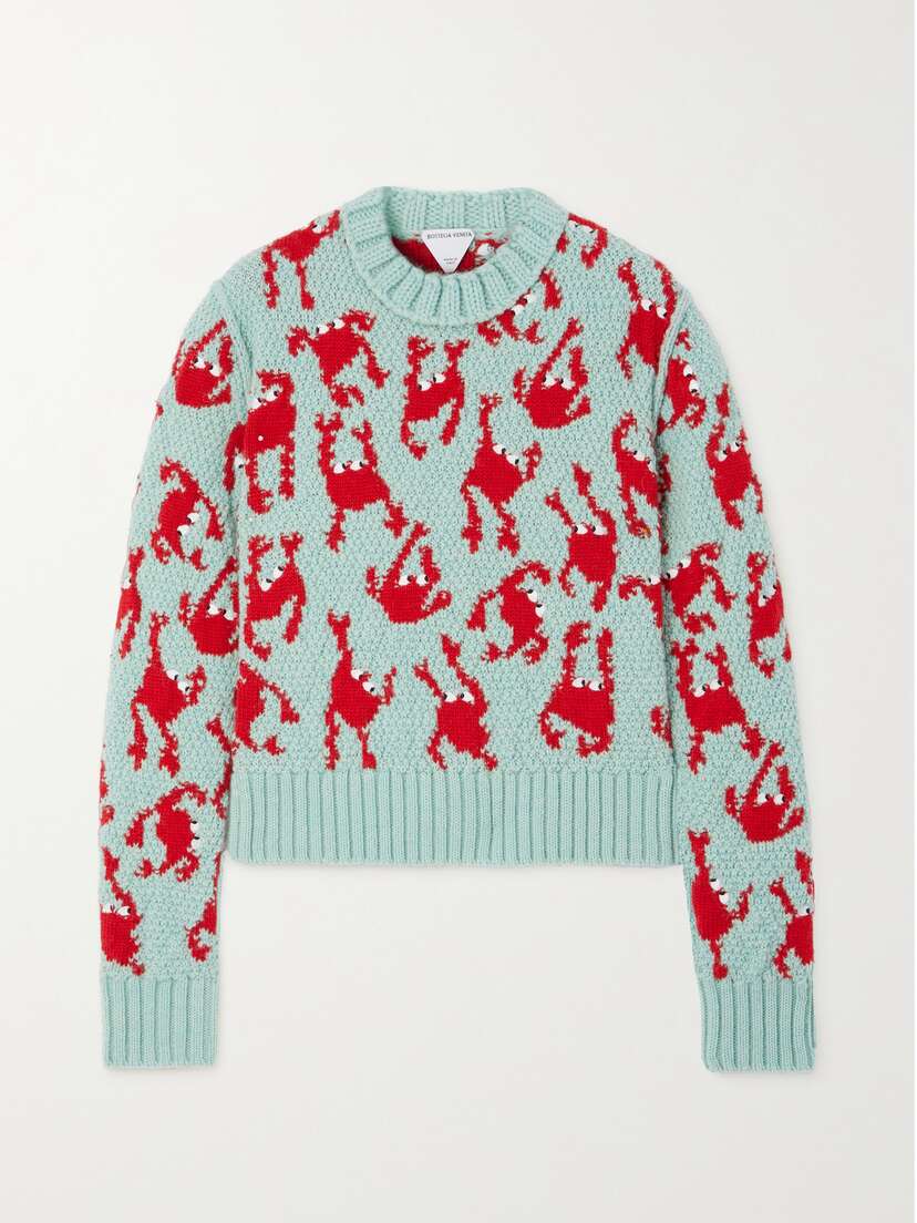 Bottega Veneta Jacquard-knit Wool Sweater