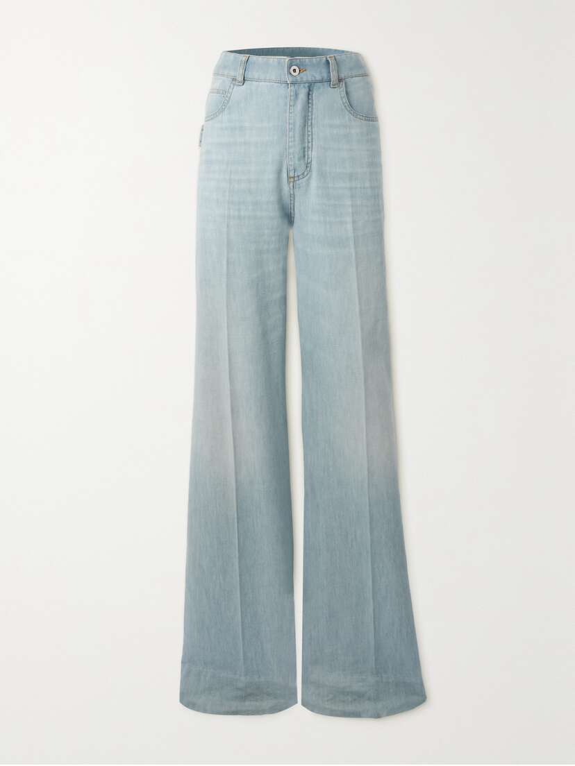 Bottega Veneta High-rise Wide-leg Jeans