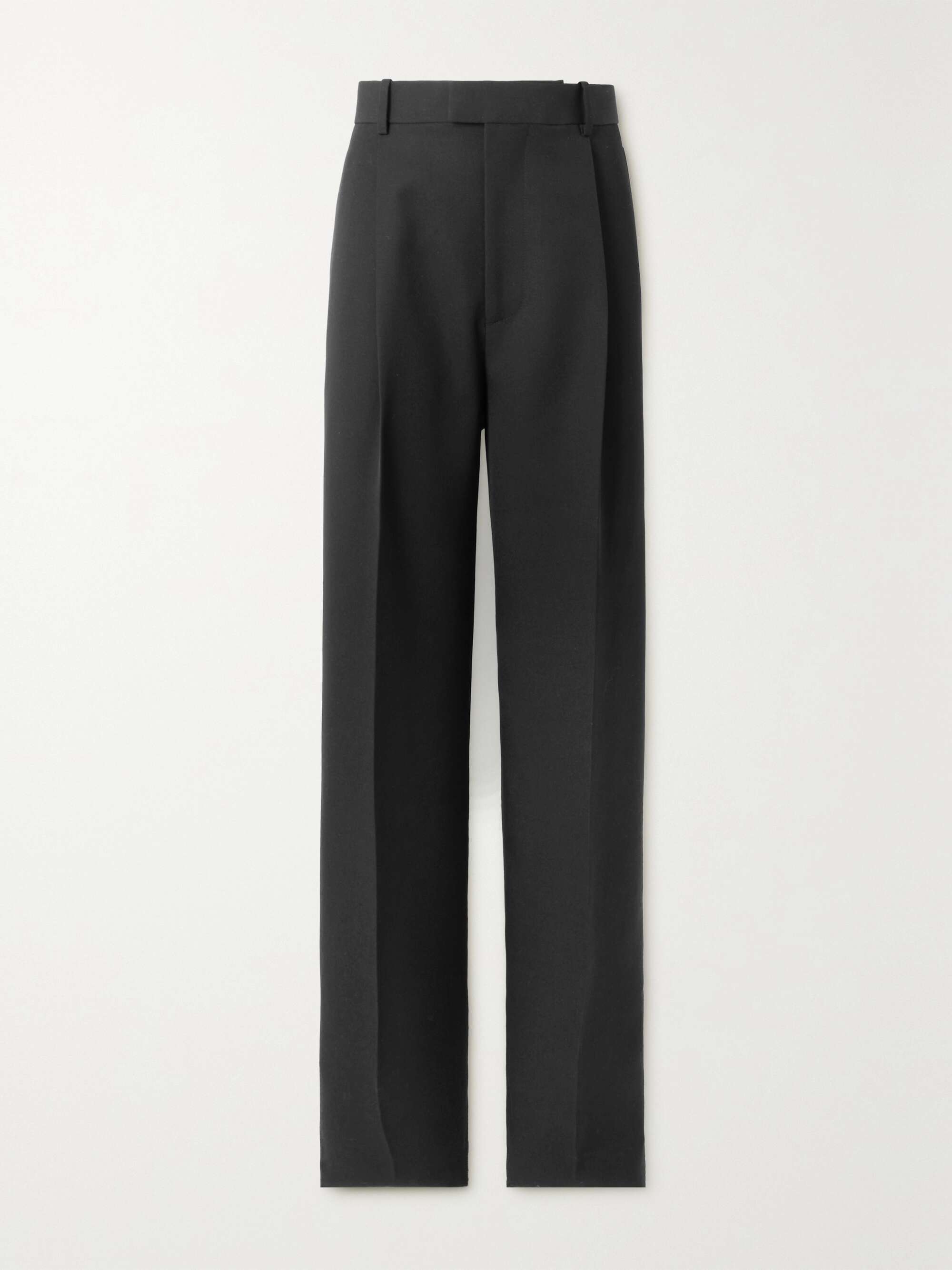 BOTTEGA VENETA Pleated wool-twill pants | NET-A-PORTER