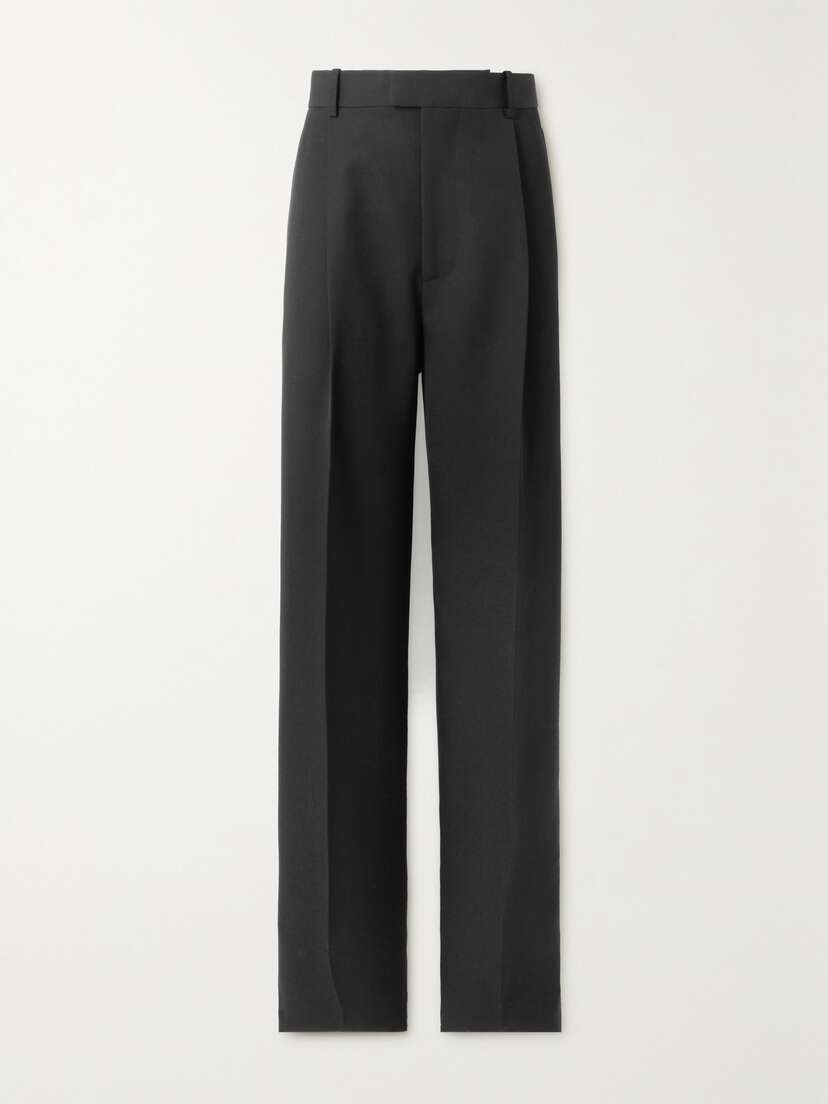 Bottega Veneta Pleated Wool-twill Pants