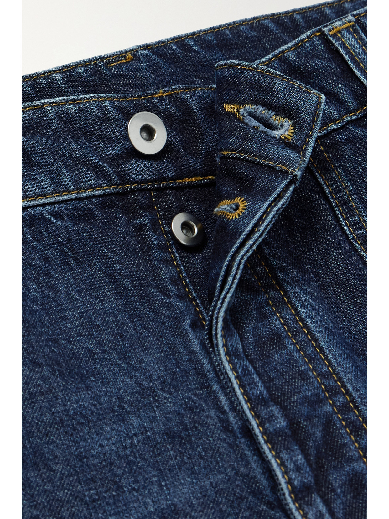 Bottega Veneta High-rise Wide-leg Jeans In Blue