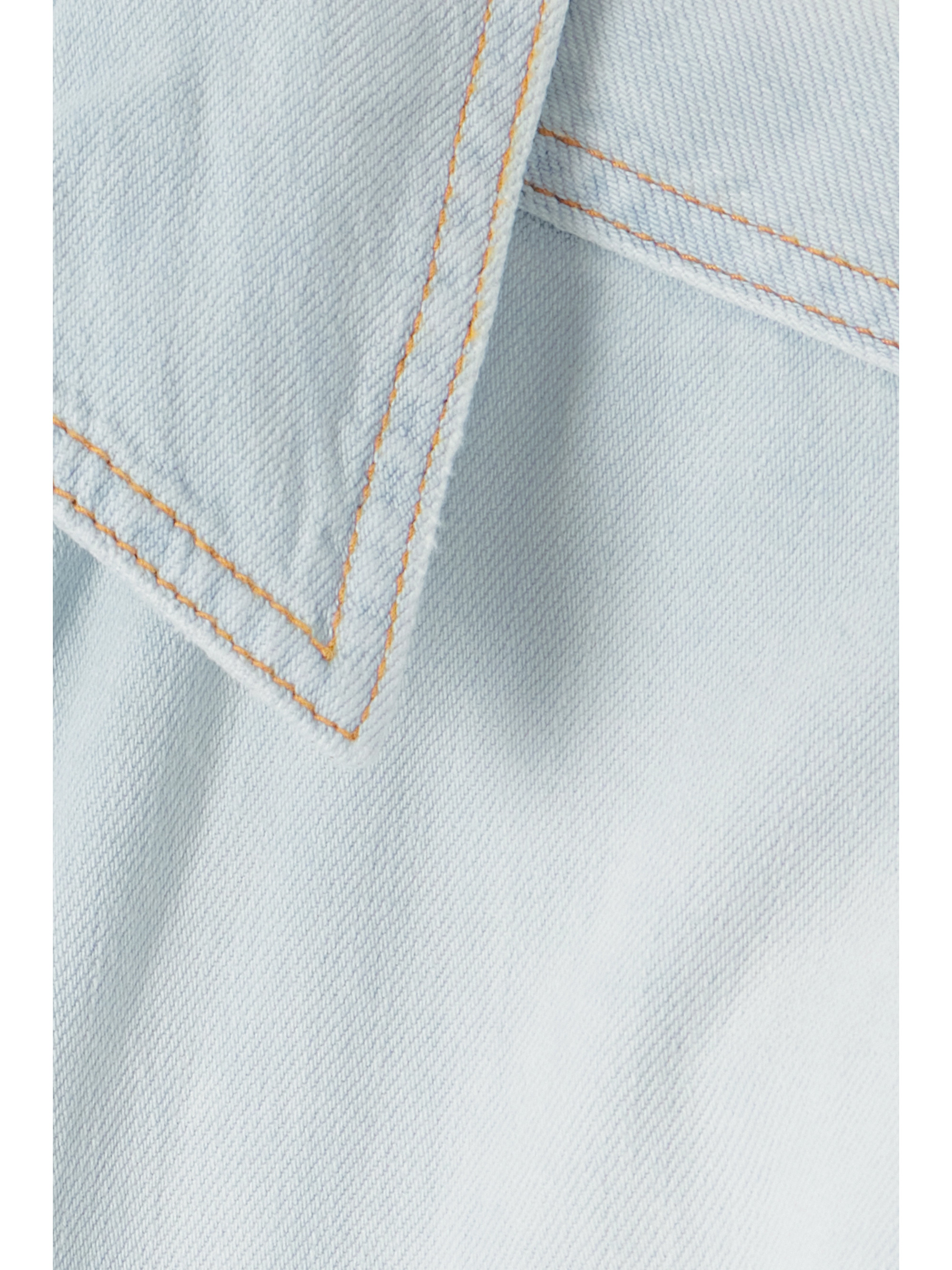 Haikure + NET SUSTAIN Tatum two-tone denim mini dress