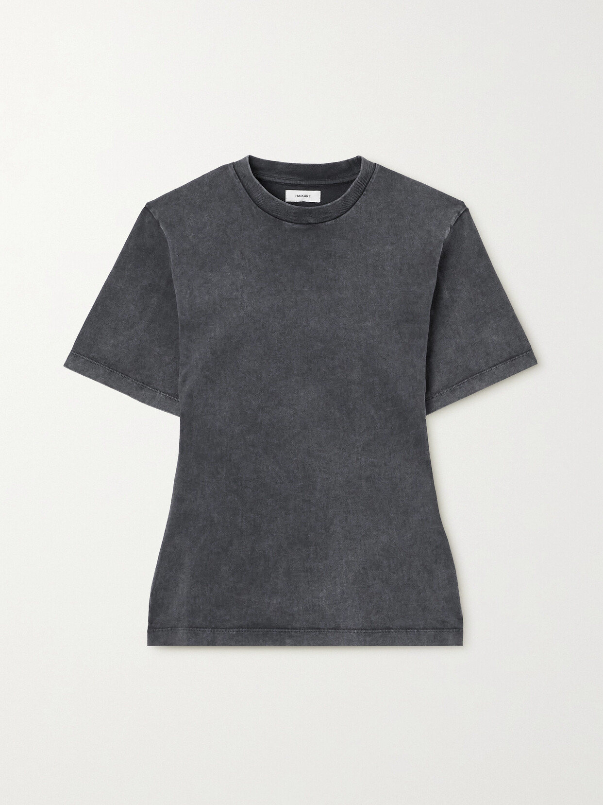 Haikure - + Net Sustain Kelly Cotton-jersey T-shirt - Black