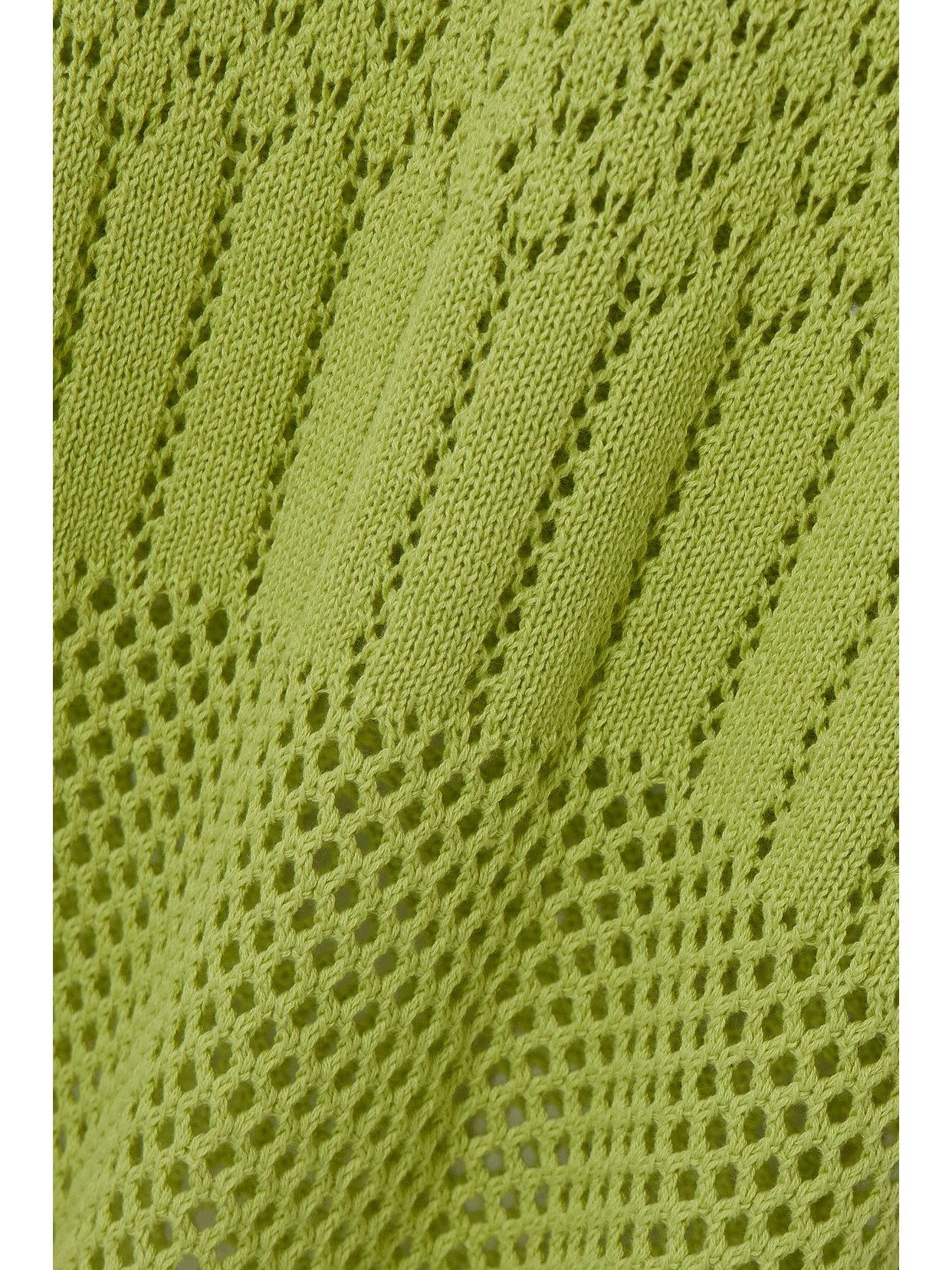 Escvdo + Net Sustain Tondero Open-back Knitted Cotton Midi Dress In Green
