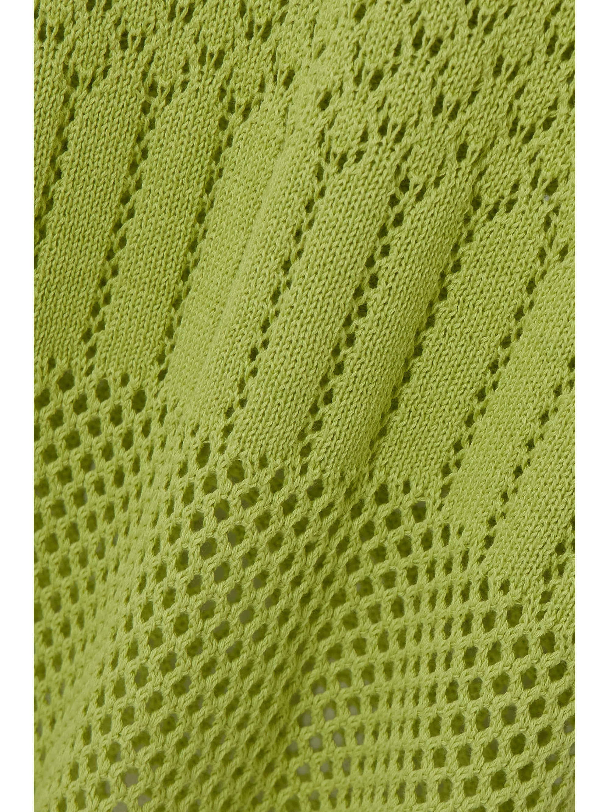 ESCVDO + NET SUSTAIN Tondero open-back knitted cotton midi dress thumbnail