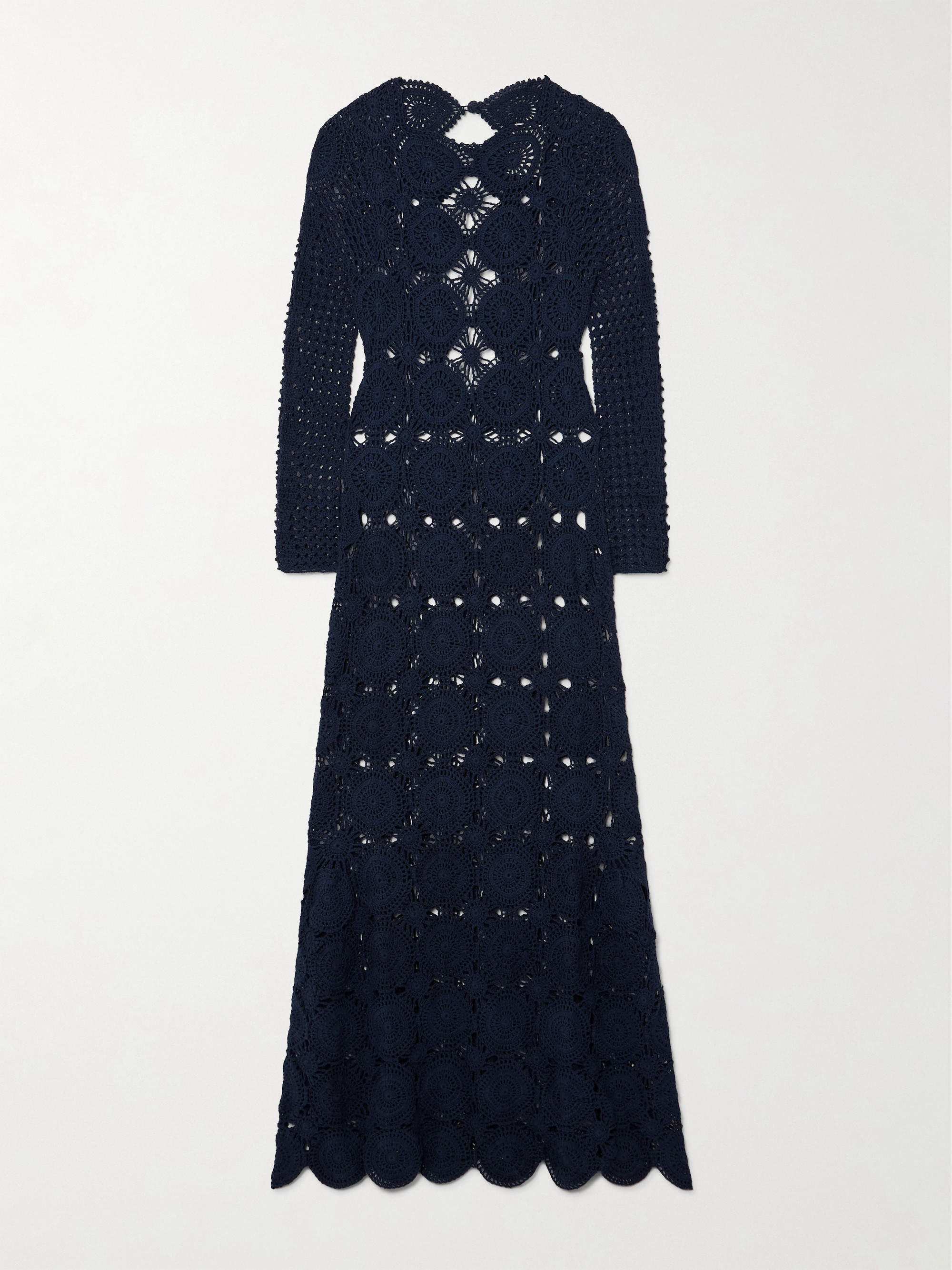 ESCVDO + NET SUSTAIN Jules crocheted cotton maxi dress thumbnail