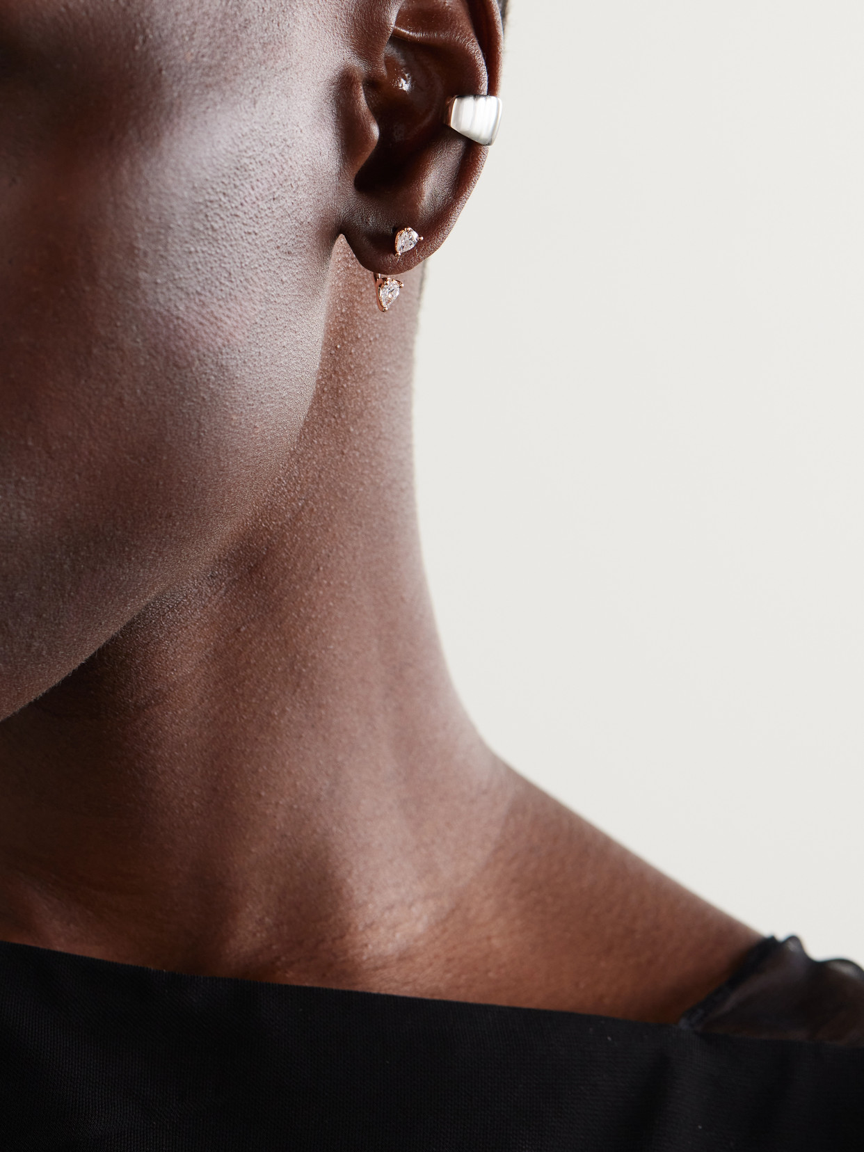 Anita Ko Galaxy 18-karat White Gold Ear Cuff In Gold