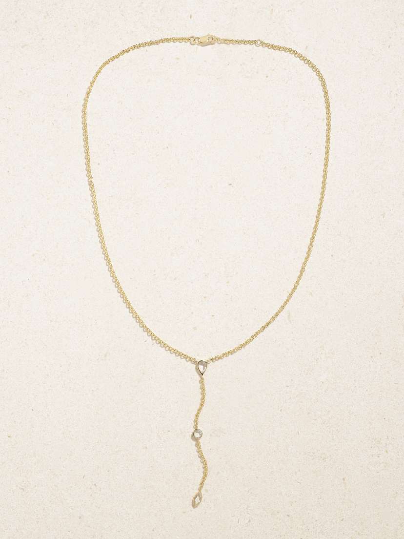 42 SUNS 14-karat Gold Topaz Necklace