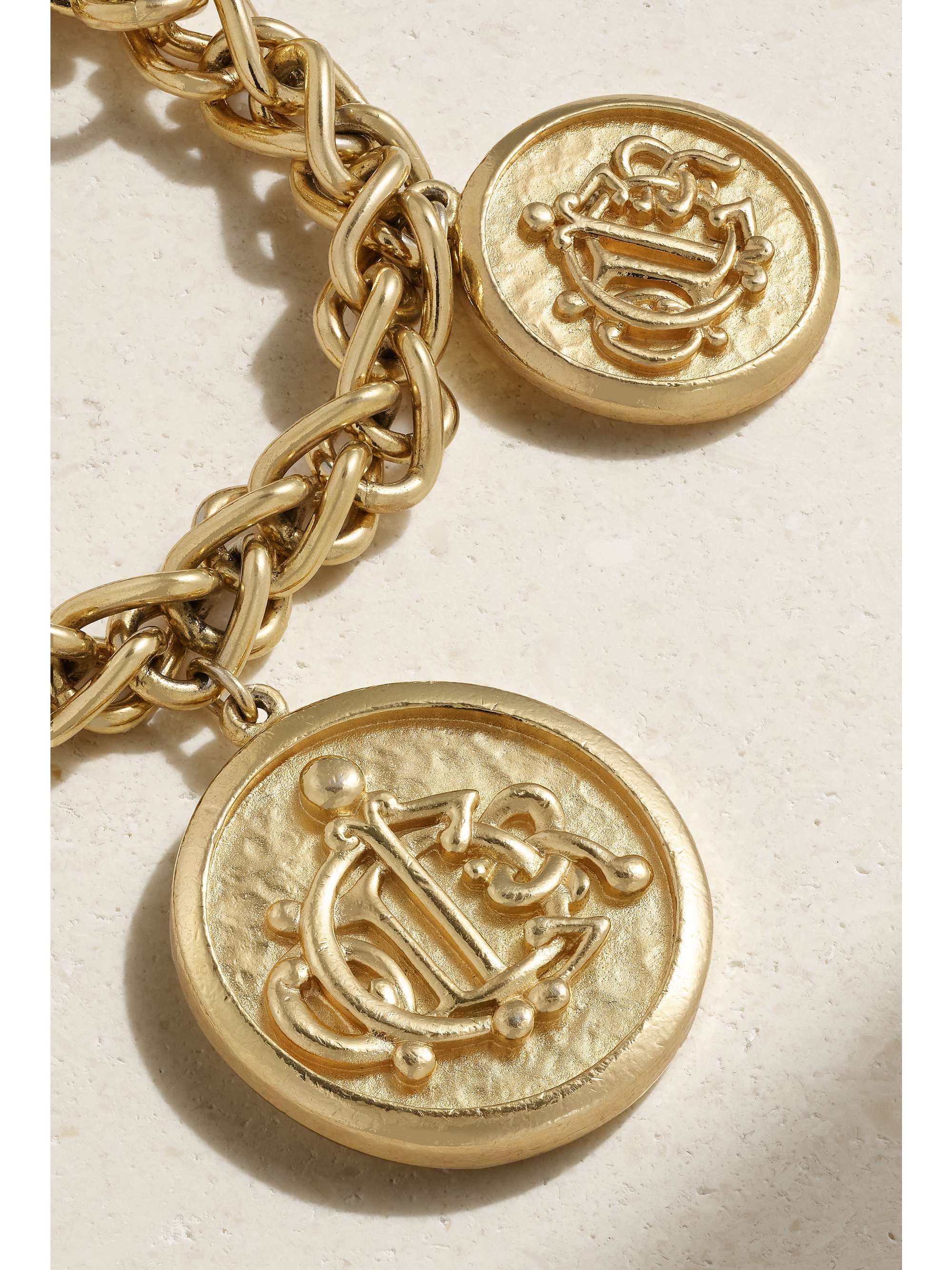SUSAN CAPLAN VINTAGE Christian Dior gold-plated bracelet SUSAN CAPLAN VINTAGE Christian Dior gold-plated bracelet