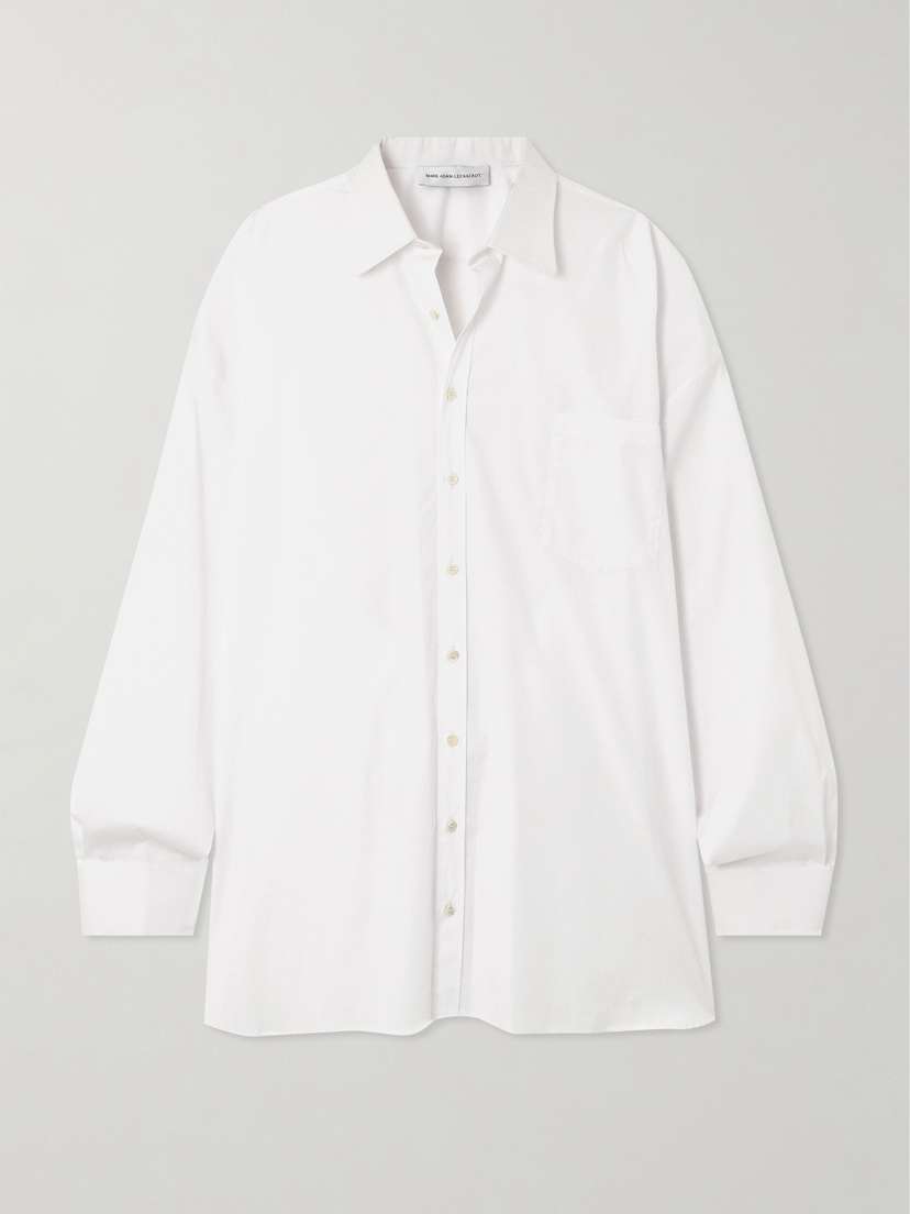 Marie Adam-Leenaerdt Oversized Cotton-poplin Shirt
