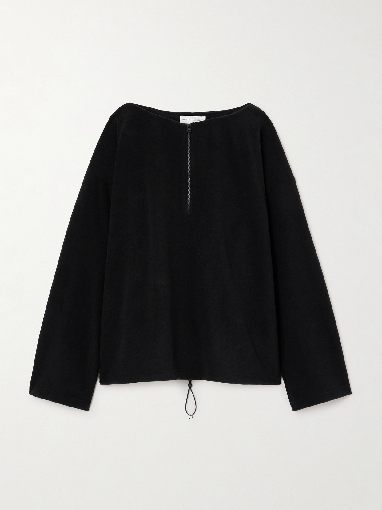 Marie Adam-Leenaerdt Oversized Fleece Sweater - Black