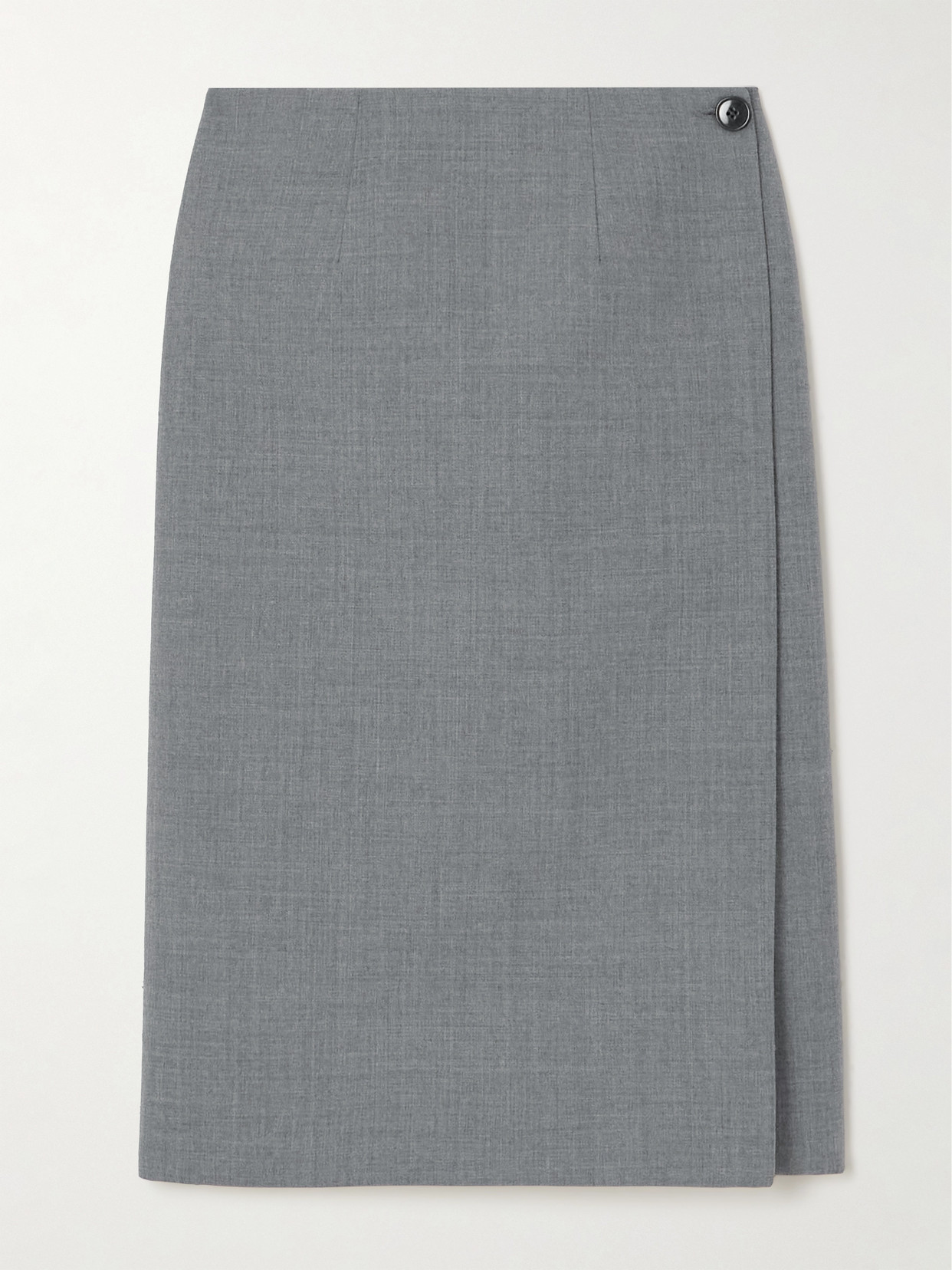 Marie Adam-Leenaerdt Reversible Wool Midi Wrap Skirt - Multi