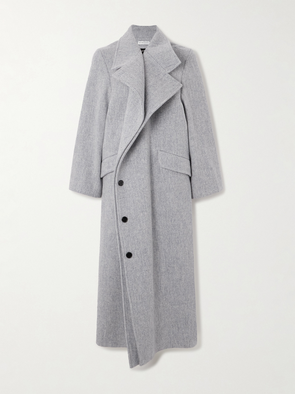 Marie Adam-leenaerdt Wool Coat In Gray