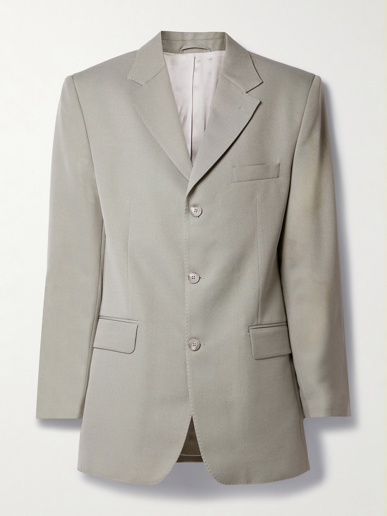 BETTTER + Net Sustain Hourglass Upcycled Wool-blend Blazer - Gray