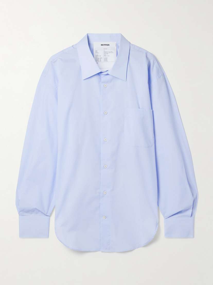 BETTTER + Net Sustain Cotton-poplin Shirt