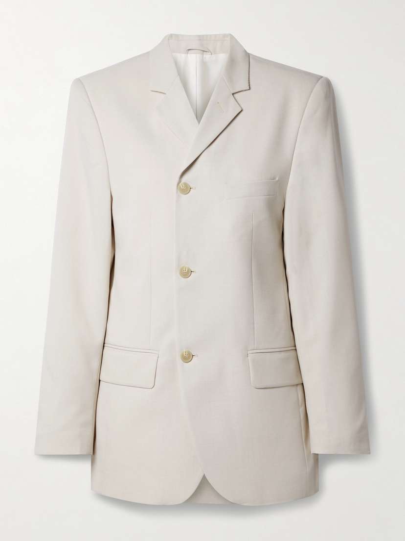 BETTTER + Net Sustain Wool-blend Cady Blazer