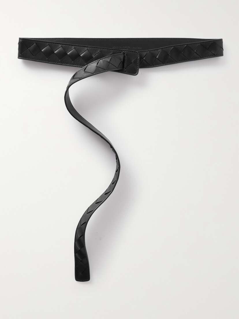 Bottega Veneta Intrecciato eather Belt