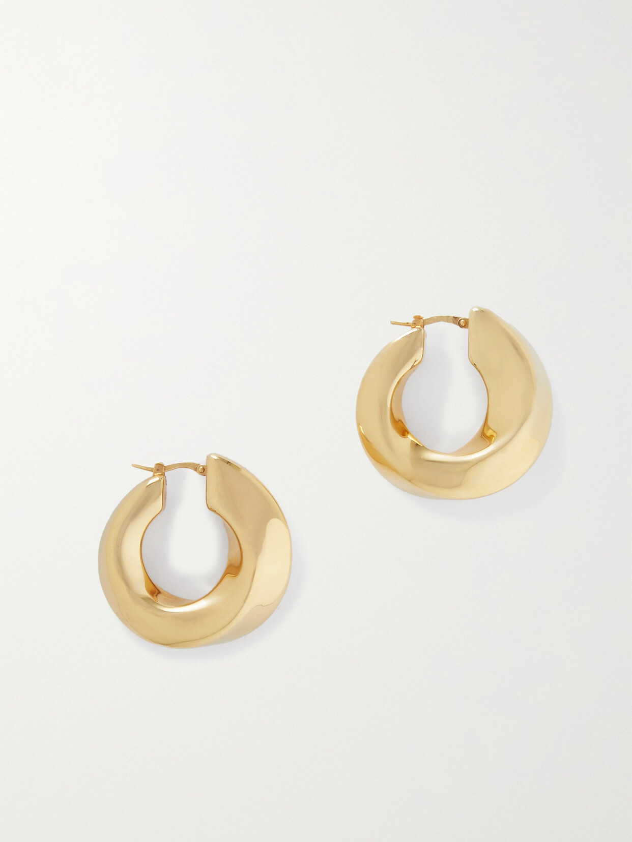 Bottega Veneta Gold-plated Hoop Earrings