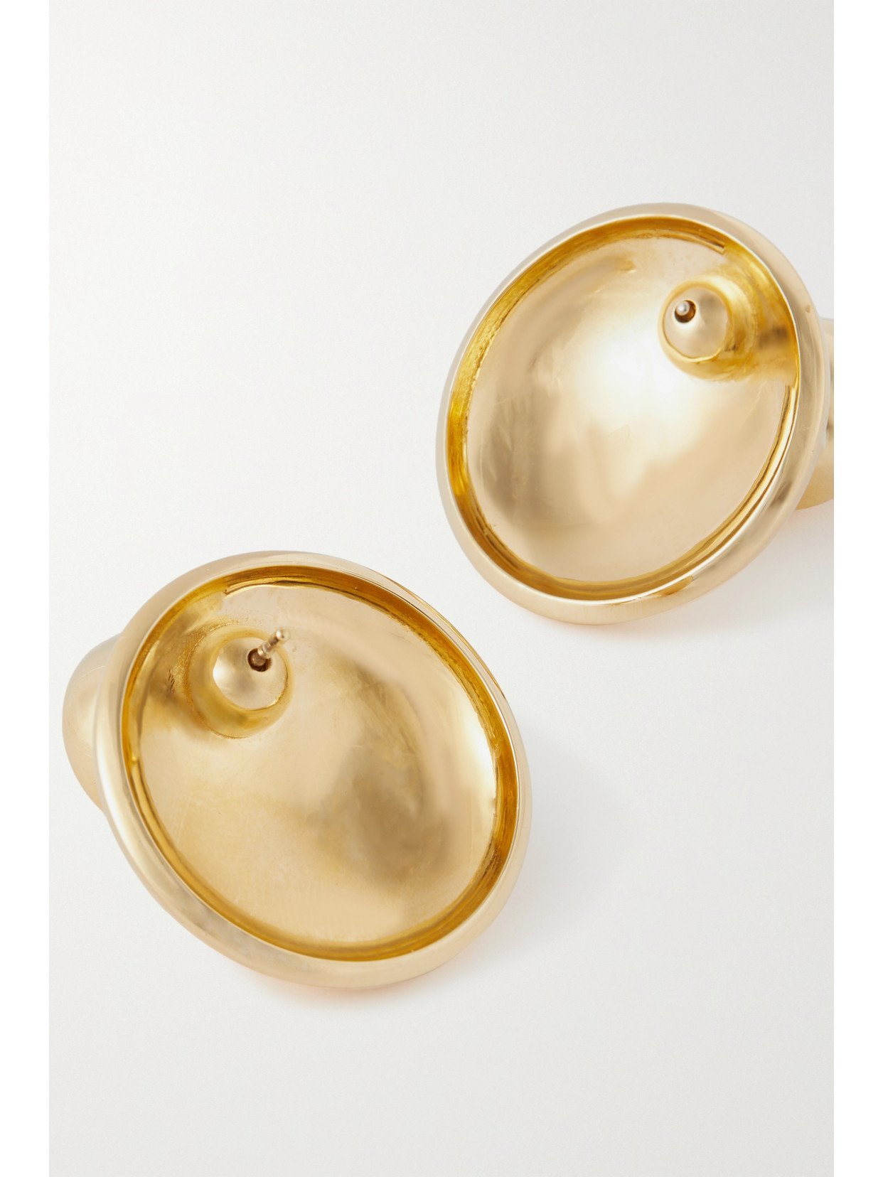 Shop Bottega Veneta Gold-plated Earrings