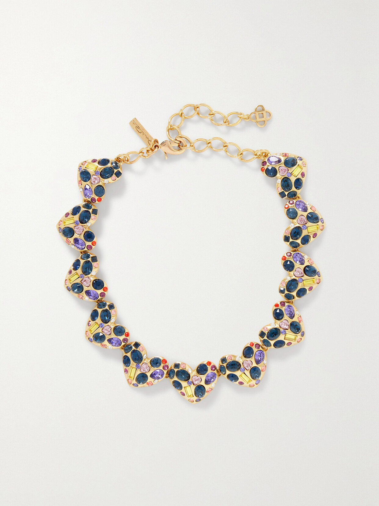 Oscar de la Renta - Gold-tone Crystal Necklace - Multi