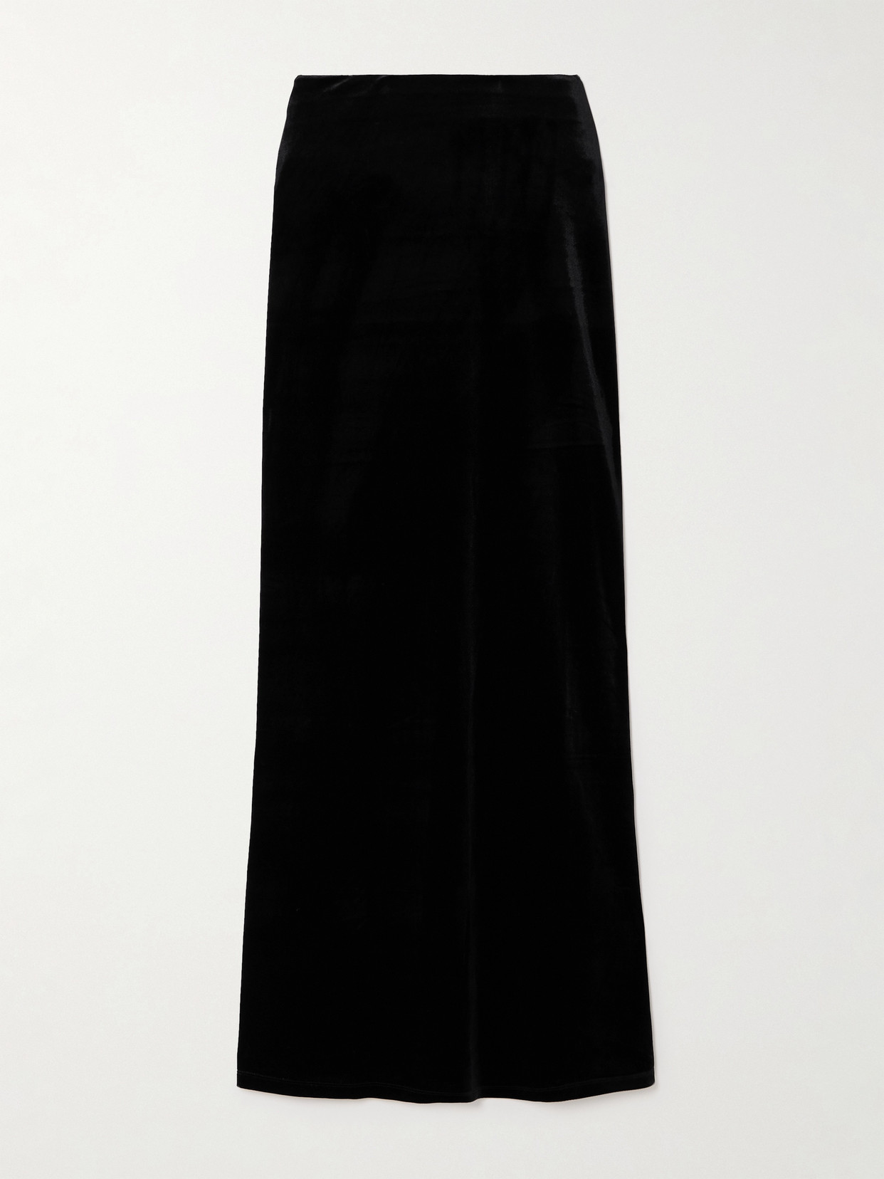 Michael Lo Sordo - Velvet Maxi Skirt - Black