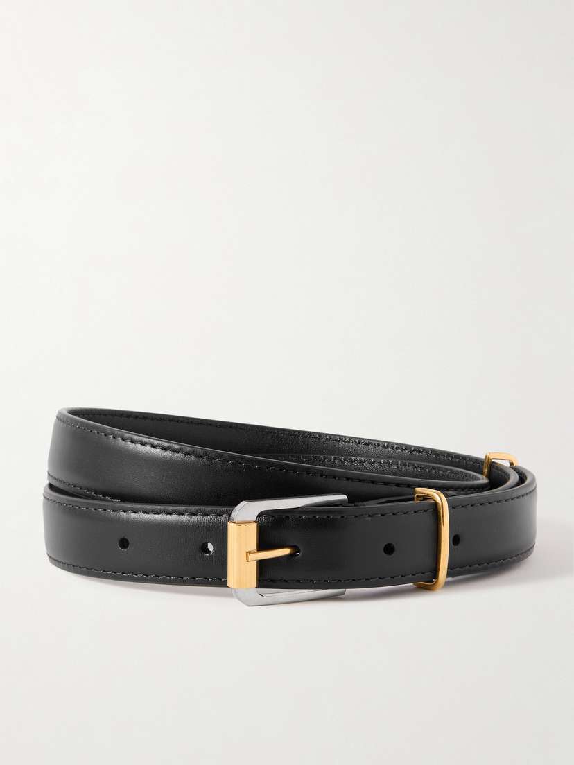 The Row — Small Metallic Loop leather belt