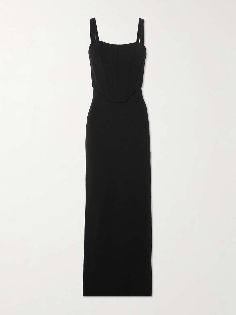 Solace London Frankie Stretch-crepe Gown - UK 16