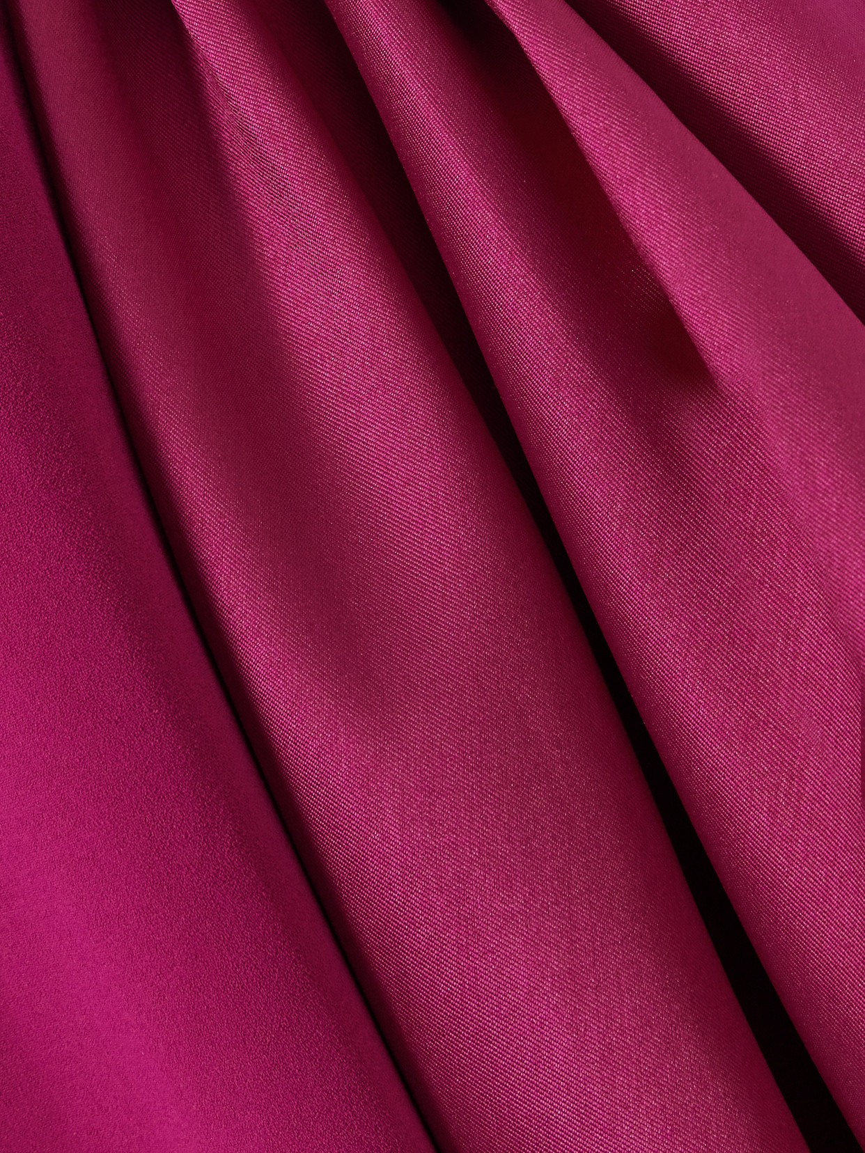 Solace London Jodi Strapless Crepe And Satin-twill Gown In Pink