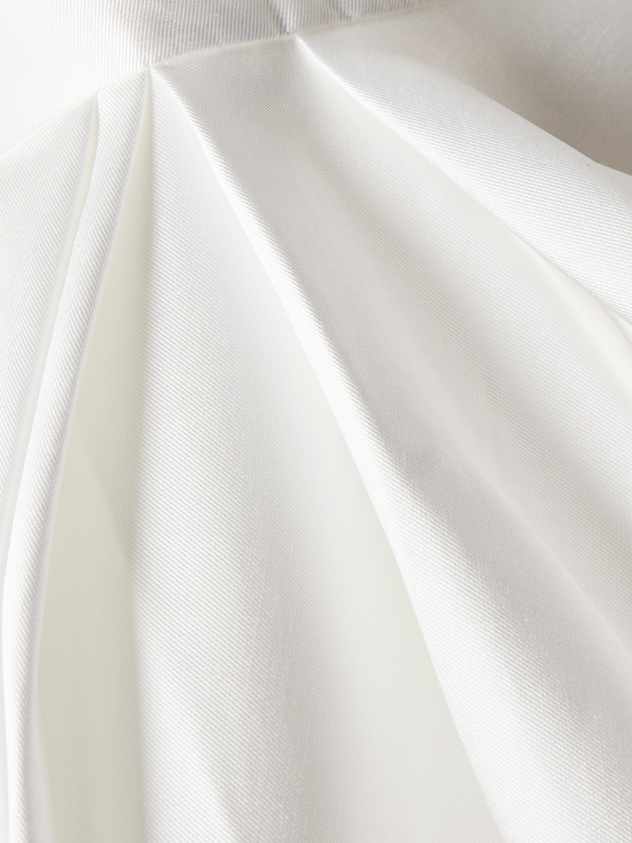 Solace London Neva Twill Maxi Dress In Cream