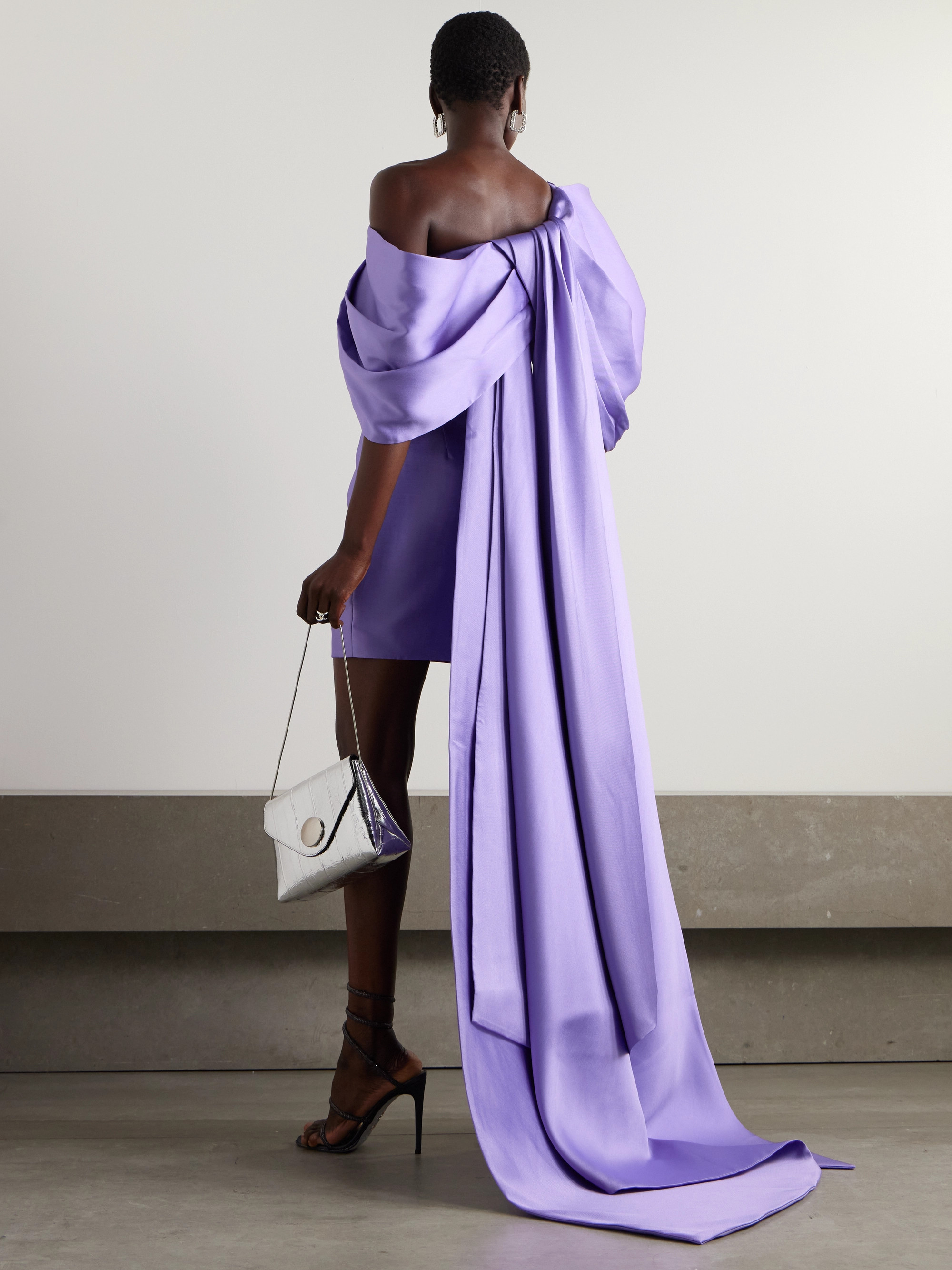 wedding guest dresses summer off the shoulder A Line Chiffon Off The Shoulder Wedding Guest Dresses with Slit