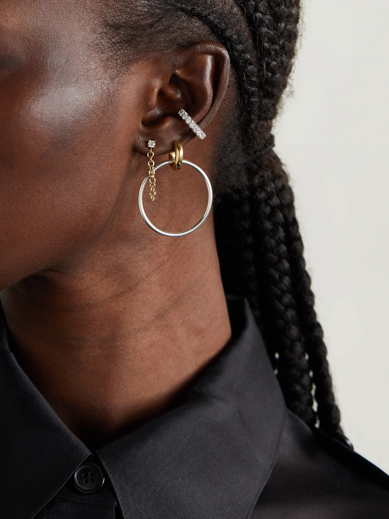 Spinelli Kilcollin Anaka 14-karat Gold Diamond Earrings In Gold