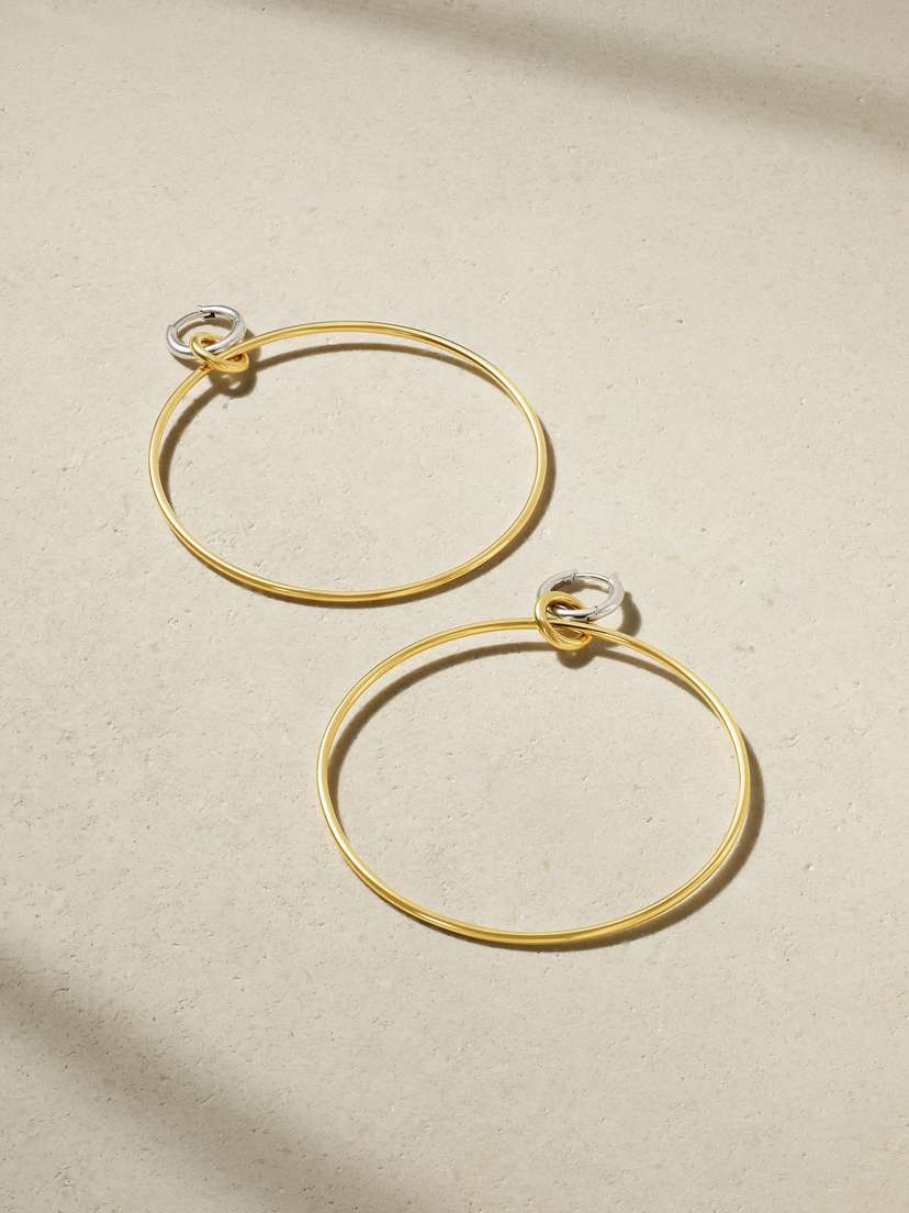 Spinelli Kilcollin Altaire 18-karat Yellow And White Gold Earrings